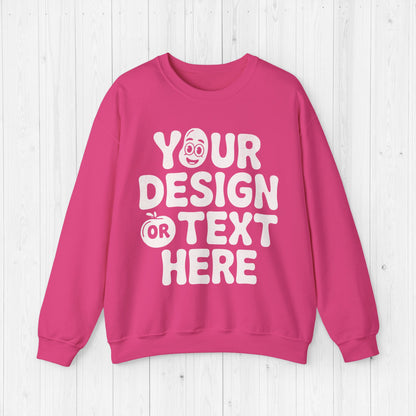 Custom Unisex Sweatshirt –  Personalized Sweater 18000