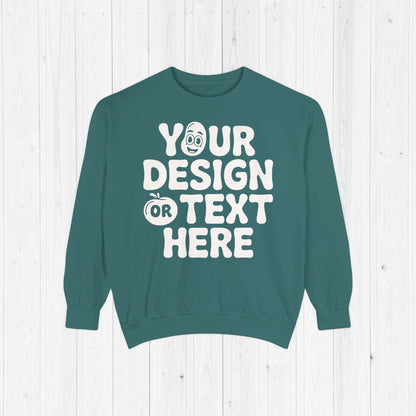Custom Comfort Colors 1566 Vintage Personalized Unisex Sweatshirt