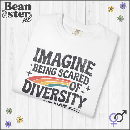 Imagine Diversity Not Dictatorship Retro Activist Tee