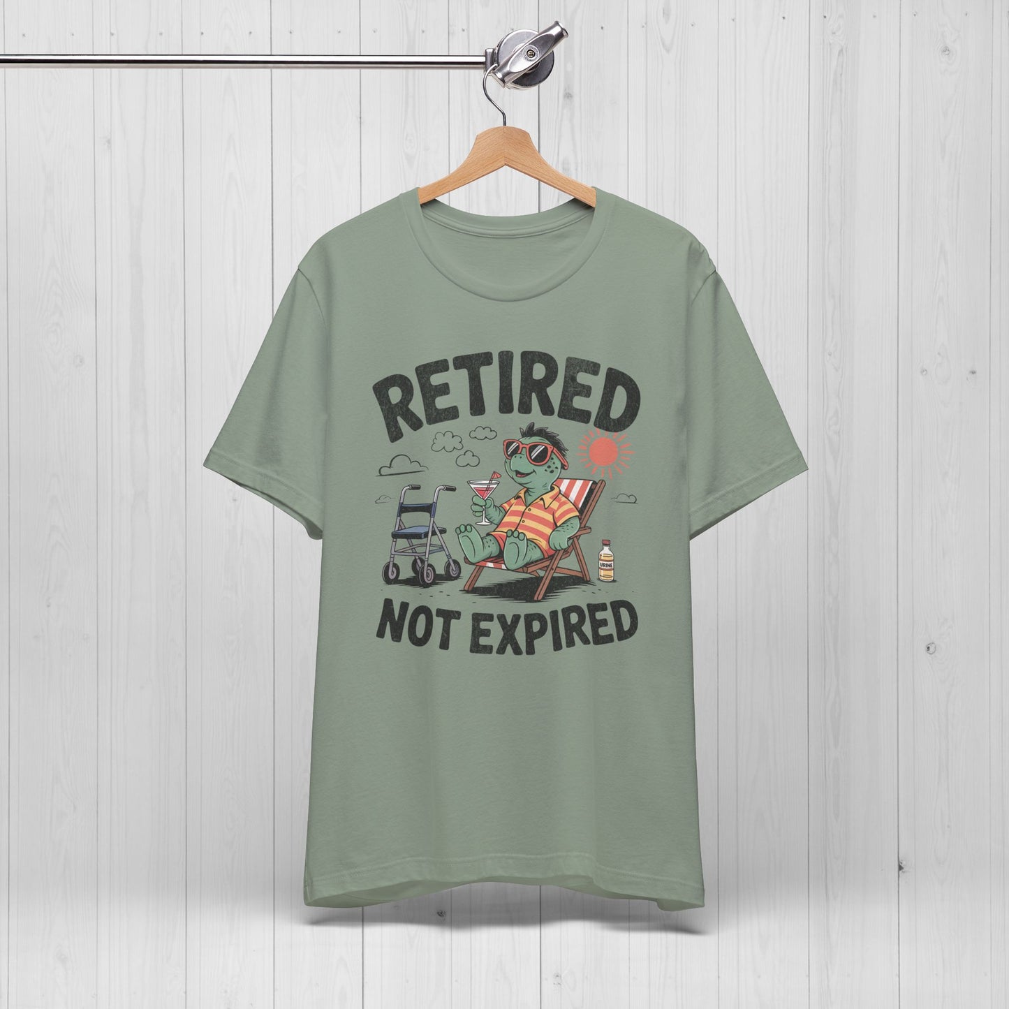 Expired But Still Desired Frog Tee – Funny Retirement Shirt