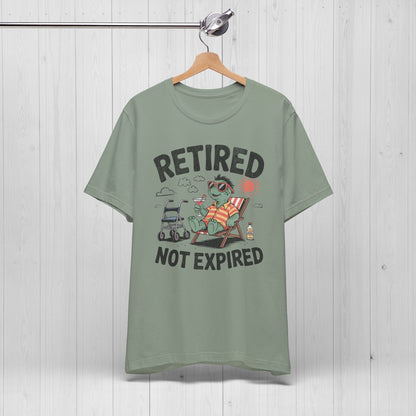 Expired But Still Desired Frog Tee – Funny Retirement Shirt