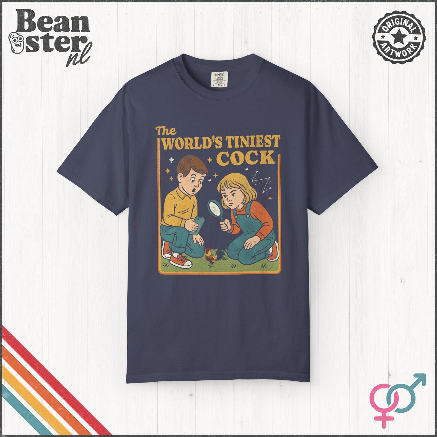 World’s Tiniest Cock Shirt - Retro Funny Adult Humor Tee