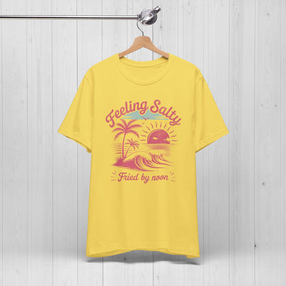 Feeling Salty Retro Pink Tee – Vintage Summer Vibes Shirt
