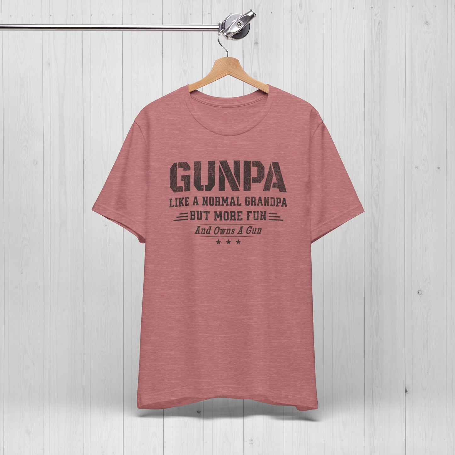 Gunpa Shirt – Funny Grandpa Definition Tee for Weapon Lover Dads