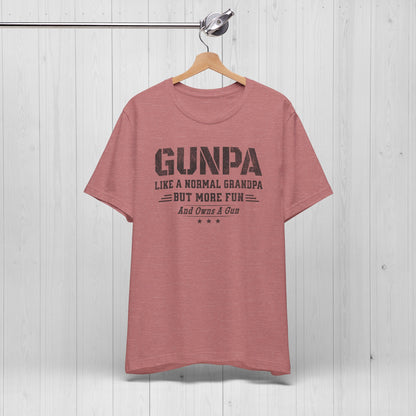 Gunpa Shirt – Funny Grandpa Definition Tee for Weapon Lover Dads