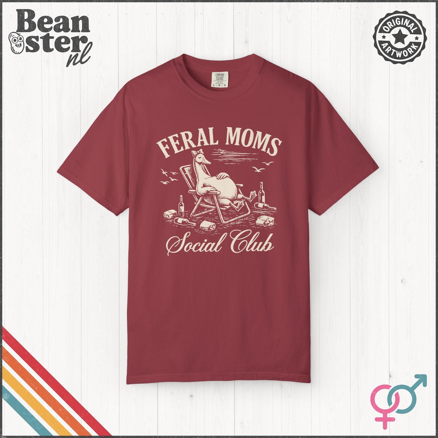 Feral Moms Social Club T-Shirt – Funny Mom Life Tee