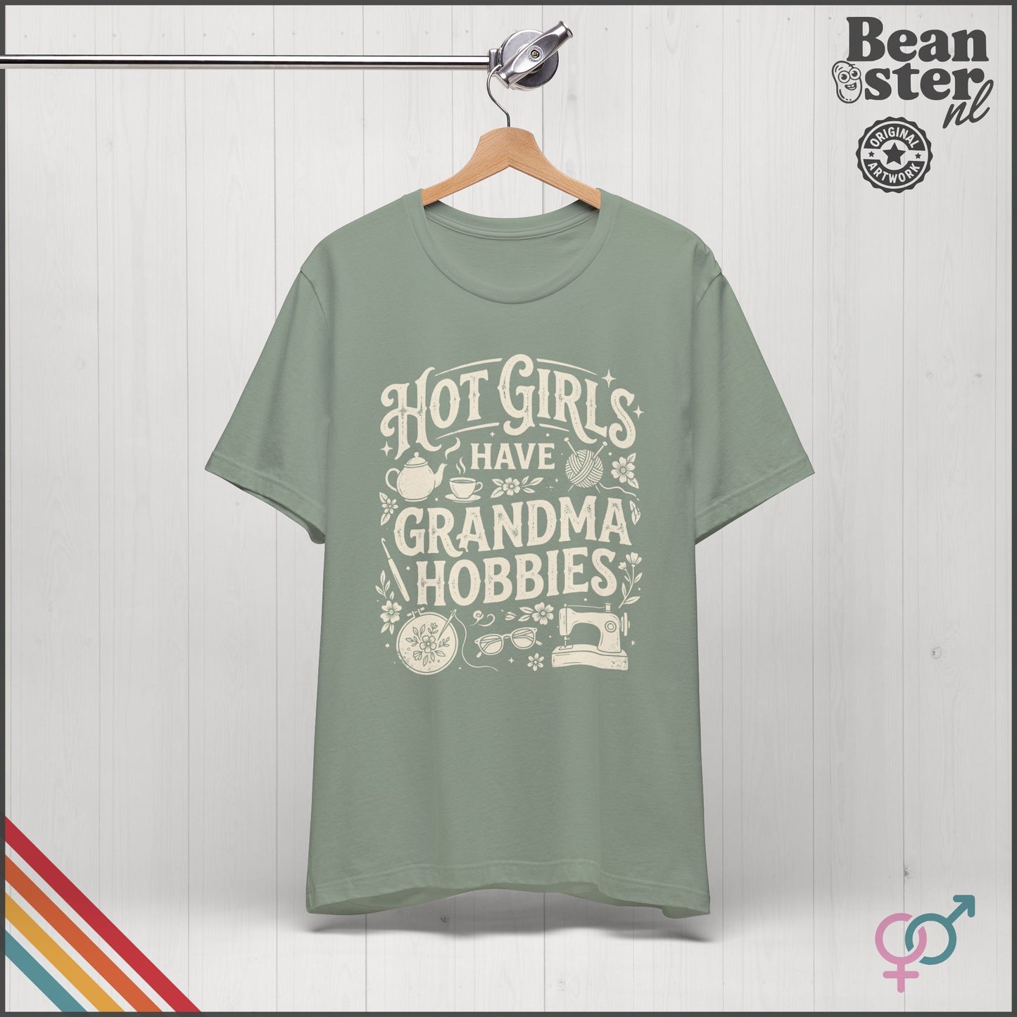 Hot Girls Have Grandma Hobbies T-Shirt | Cozy Girl Tee