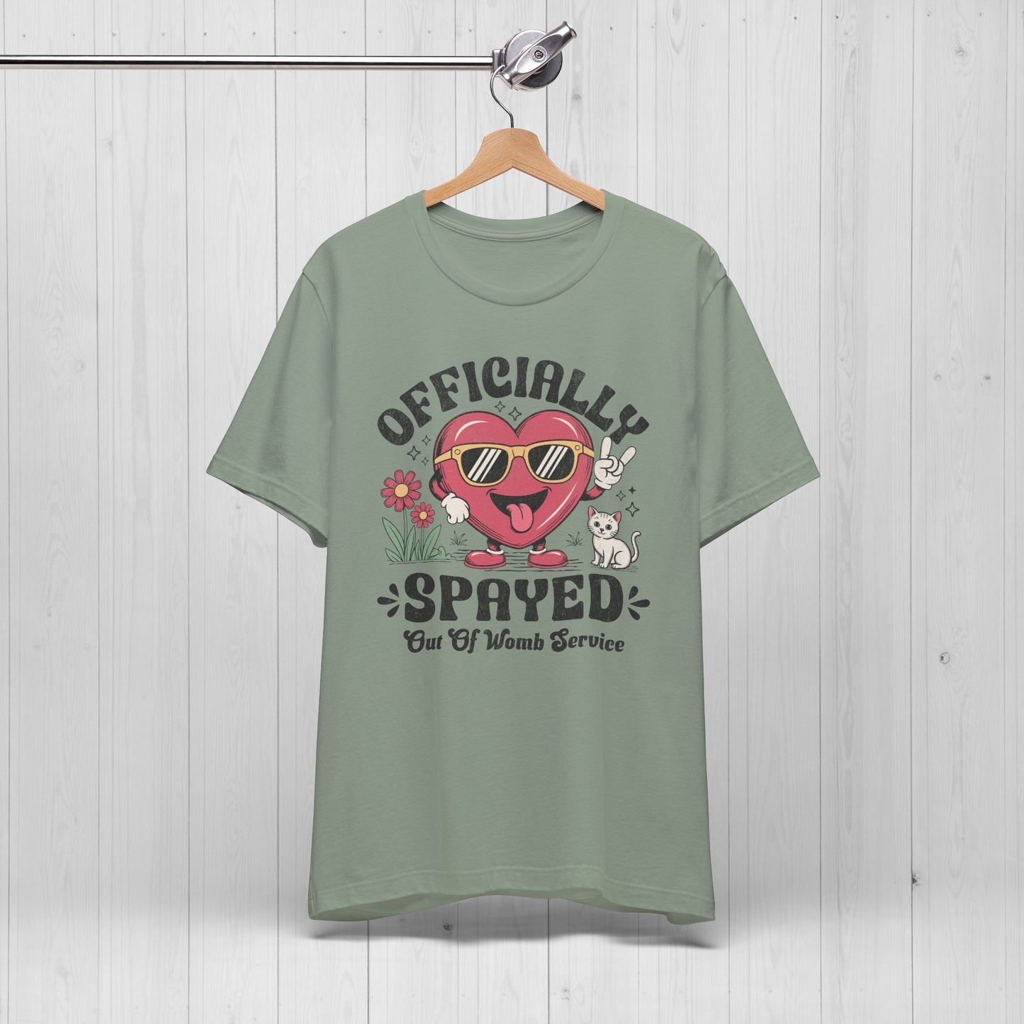 Officially Spayed Tee – Funny Hysterectomy Shirt