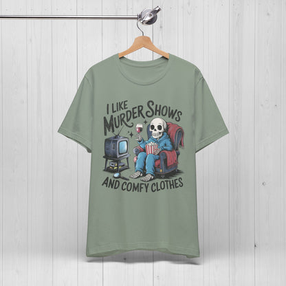 Murder Shows & Comfy Clothes Retro Shirt