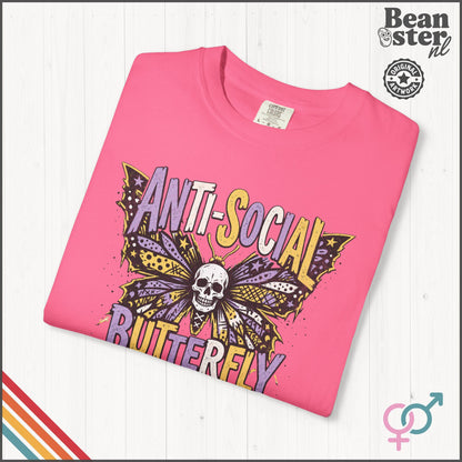 Anti Social Butterfly T-Shirt | Funny Introvert Tee