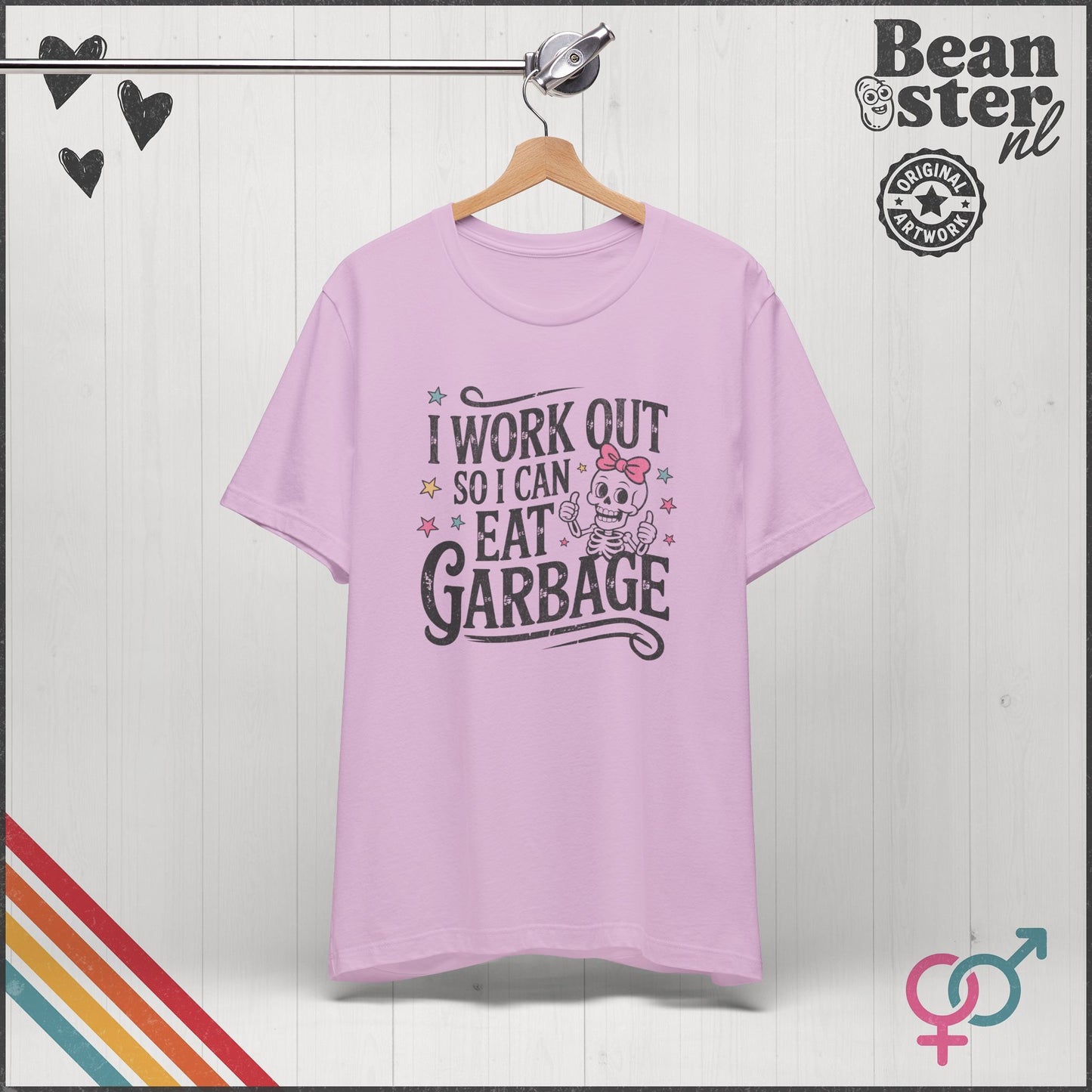 I Work Out So I Can Eat Garbage – Funny Gym Shirt