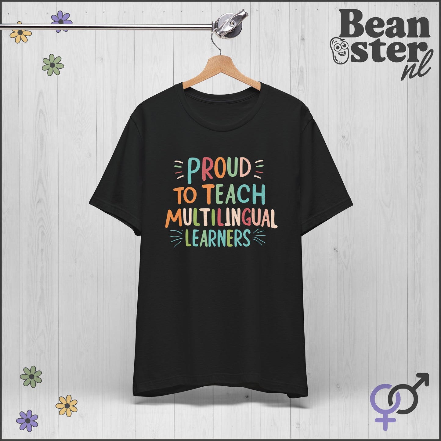 Proud To Teach Multilingual Learners – Funny Teacher Tee