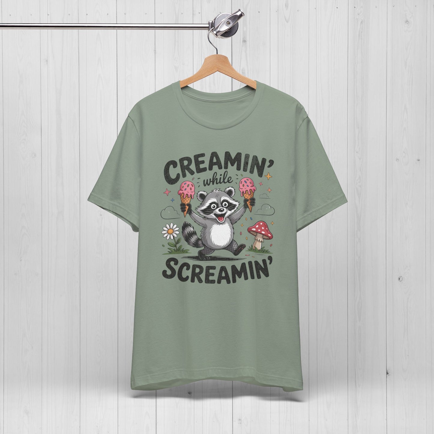 Creaming Screaming Raccoon Shirt