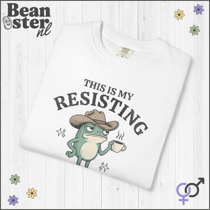 Quirky Frog Shirt – Resisting Bitch Face Tee