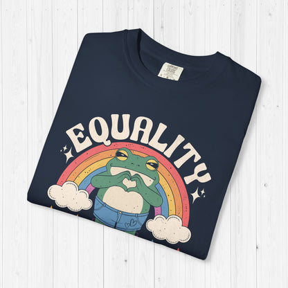 Equality Hurts No One Funny Frog Shirt 🌈