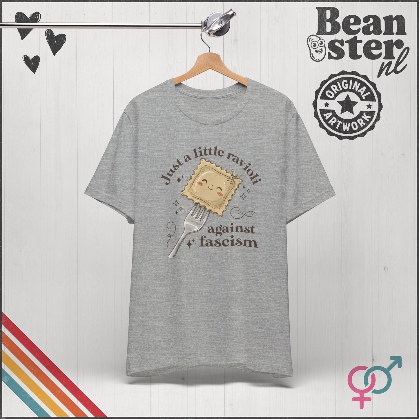 Ravioli Against Fascism Shirt – Cute Activist Tee