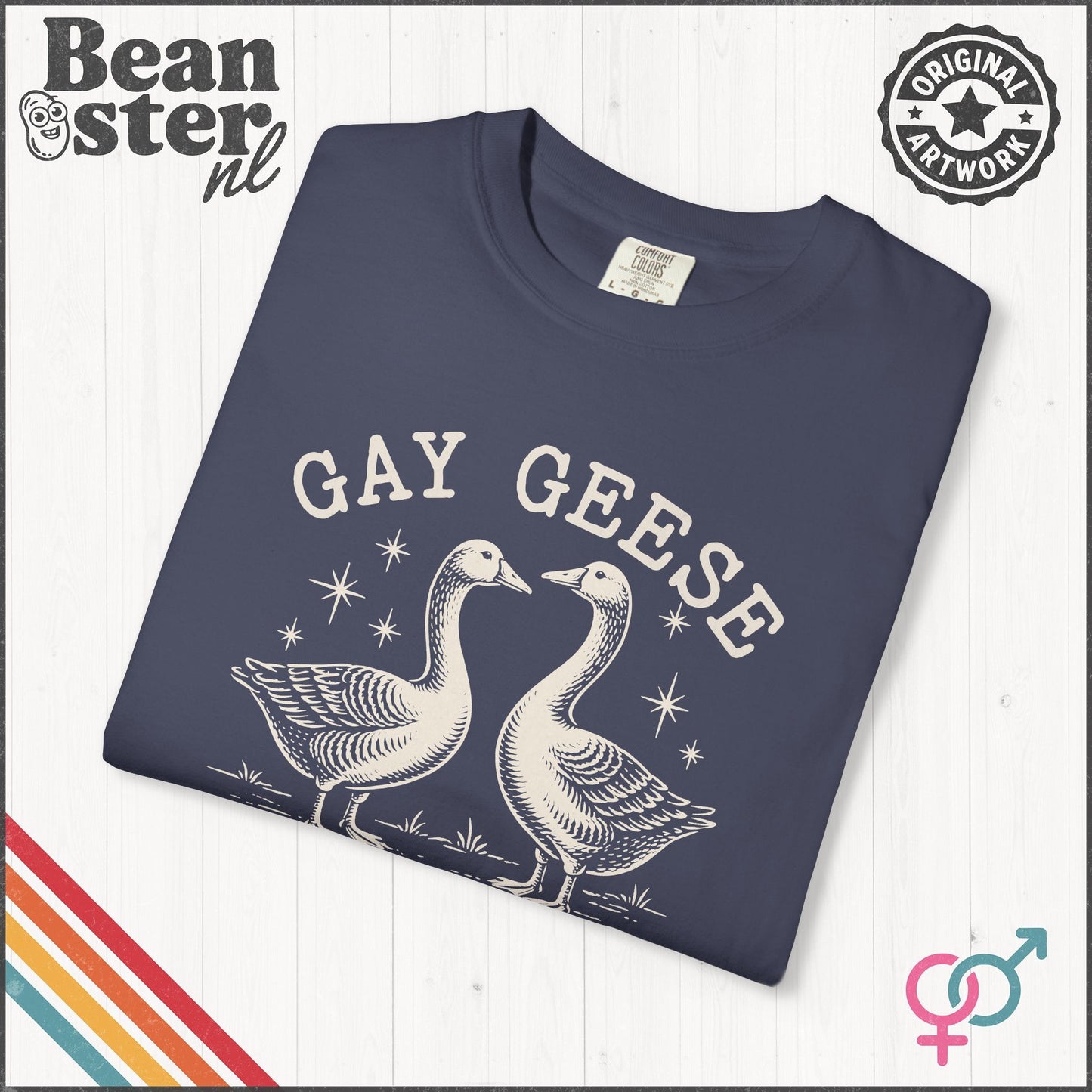 Gay Geese Funny Pride Shirt – Trendy LGBTQ Meme Tee