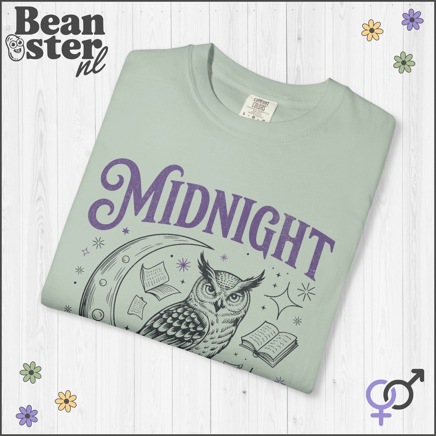 Midnight Reader Society T-Shirt – Funny Book Lover Tee