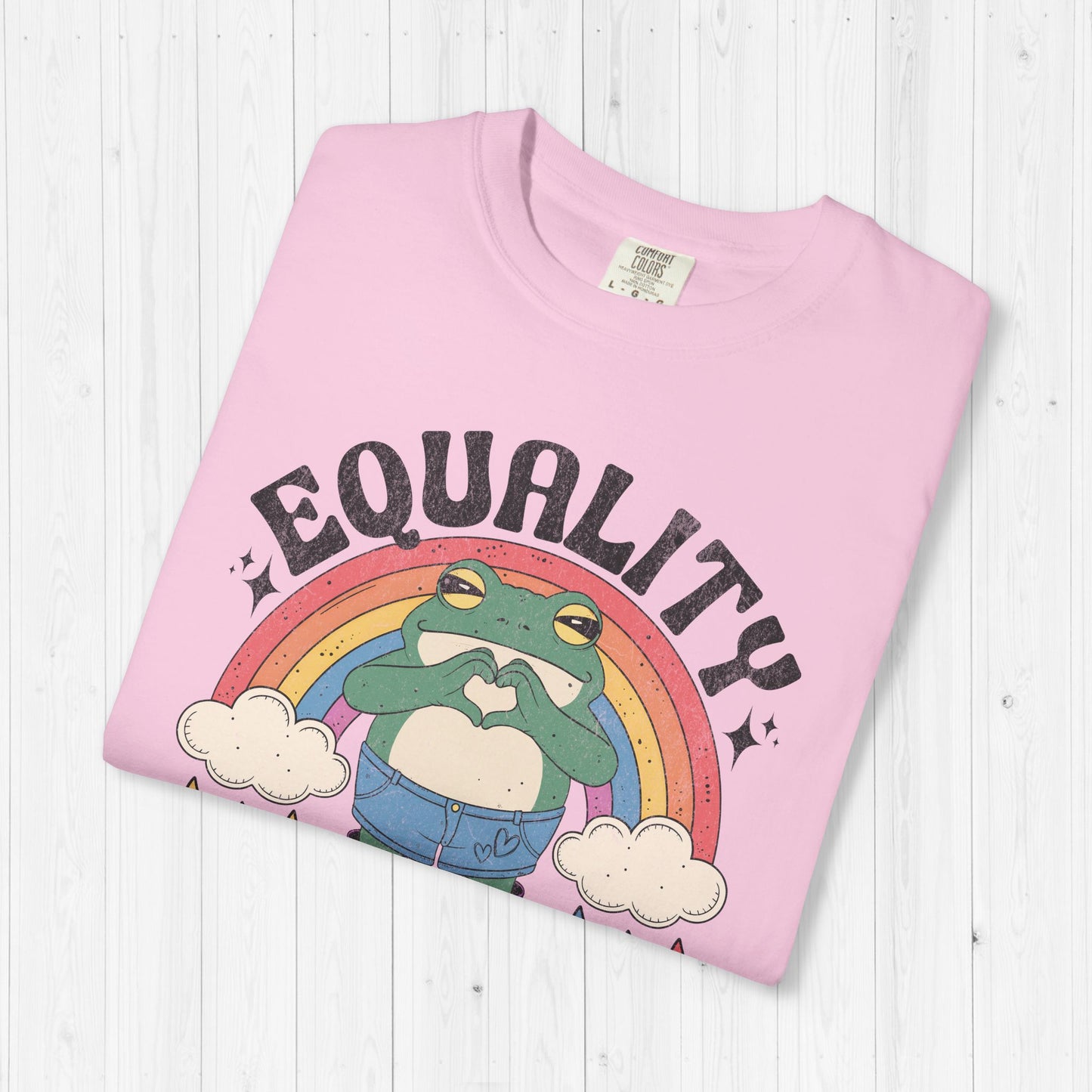 Equality Hurts No One Funny Frog Shirt 🌈