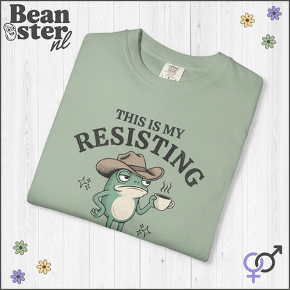 Quirky Frog Shirt – Resisting Bitch Face Tee