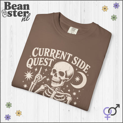 Funny ADHD Skeleton Shirt – Neurospicy, Gen Z Humor Tee