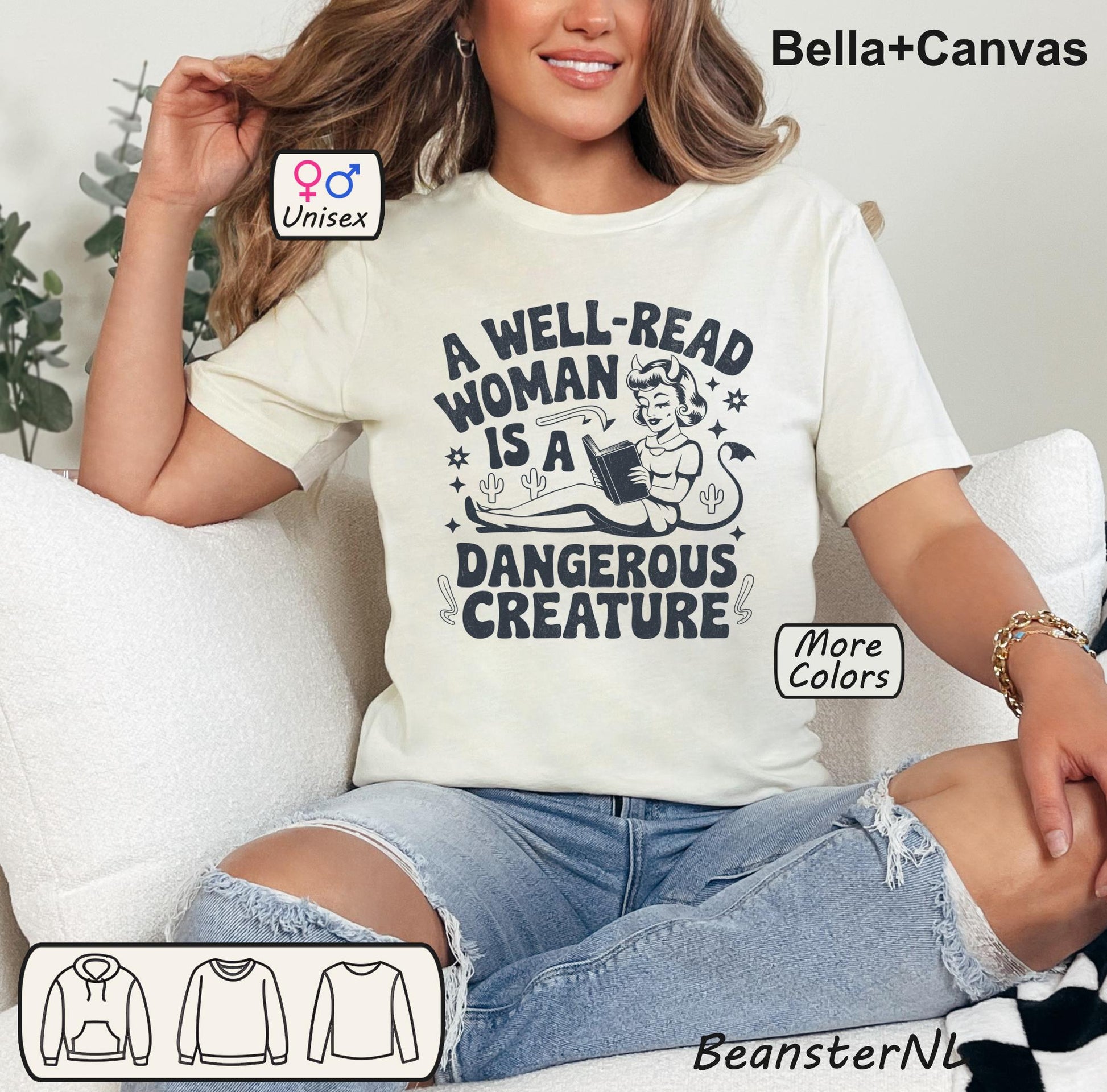 A Well Read Woman Is A Dangerous Creature Shirt