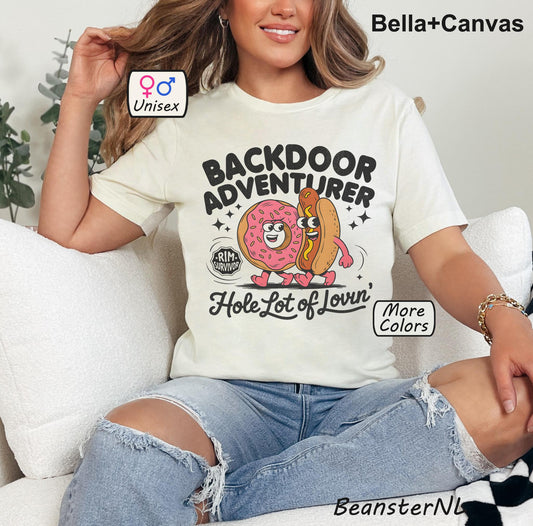 🎯Backdoor Adventurer Hotdog and Donut Shirt