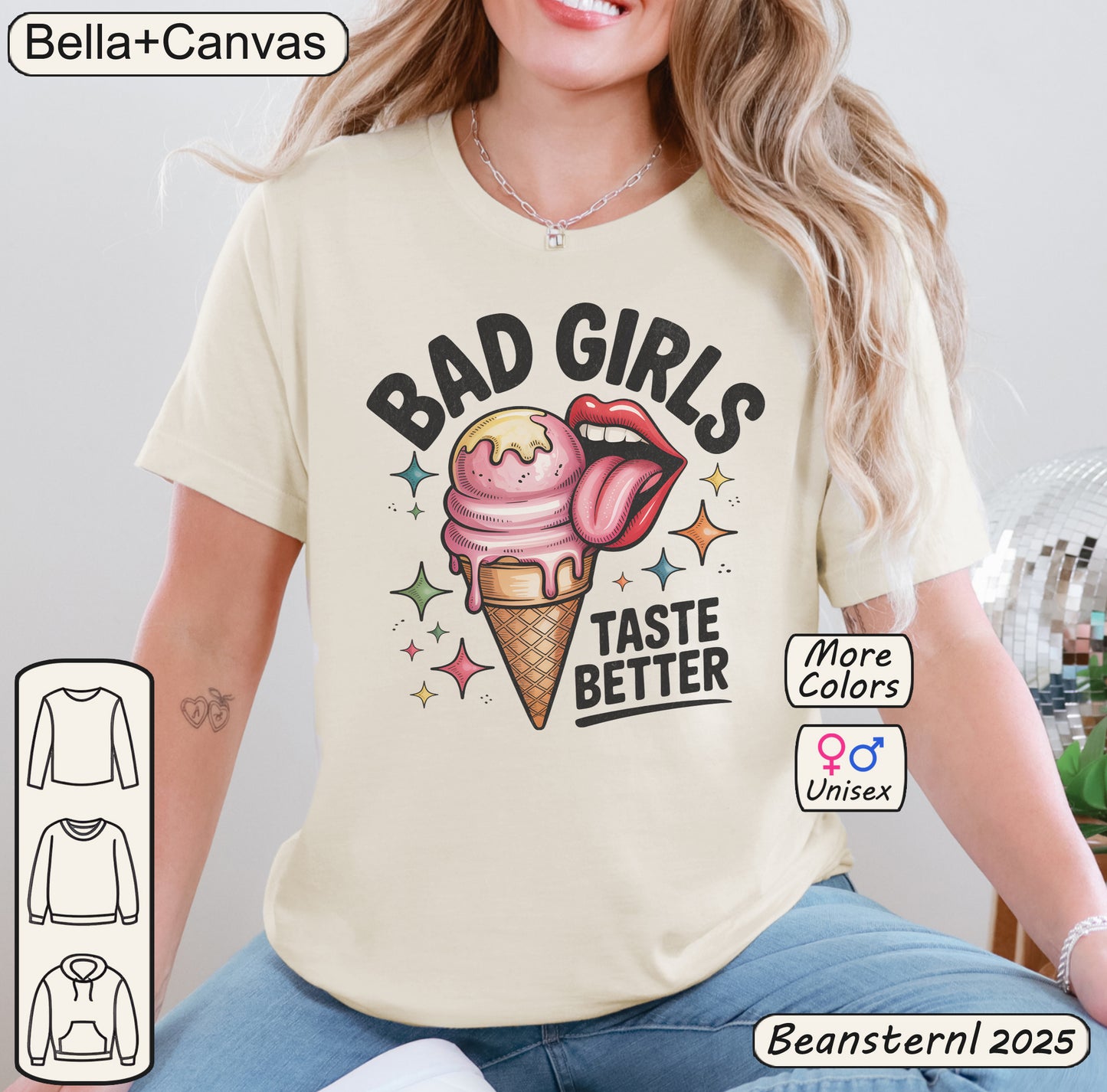 Bad Girls Taste Better Tee | Funny Retro Graphic Shirt