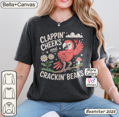 Clappin' Cheeks Sassy Parrot Shirt