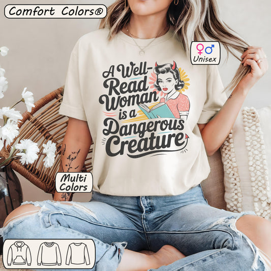 Comfort Colors® A Well-Read Woman Shirt 