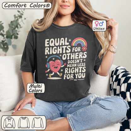 Equal Rights Retro Tee – It’s Not a Pie, It’s Justice
