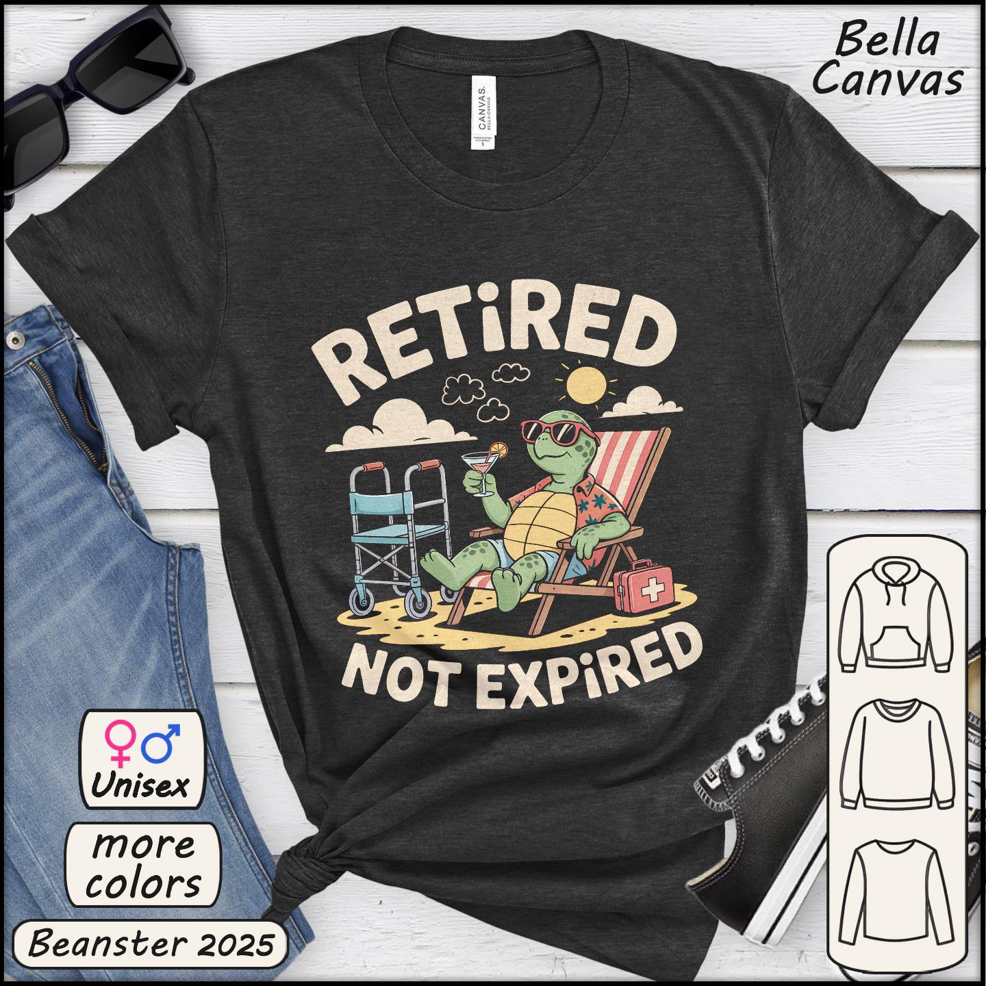 Expired But Still Desired Frog Tee – Funny Retirement Shirt