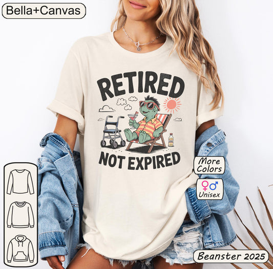 Expired But Still Desired Frog Tee – Funny Retirement Shirt