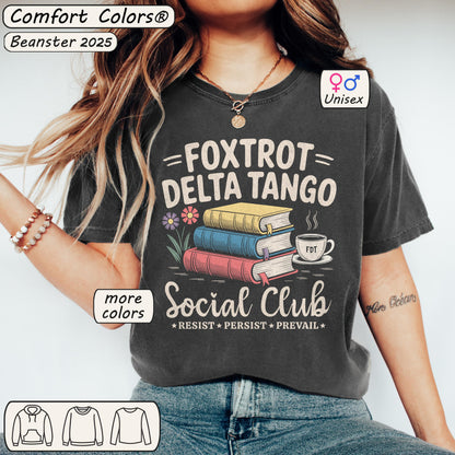 Foxtrot Delta Tango Book Stack Tee –  Subtle FDT Shirt