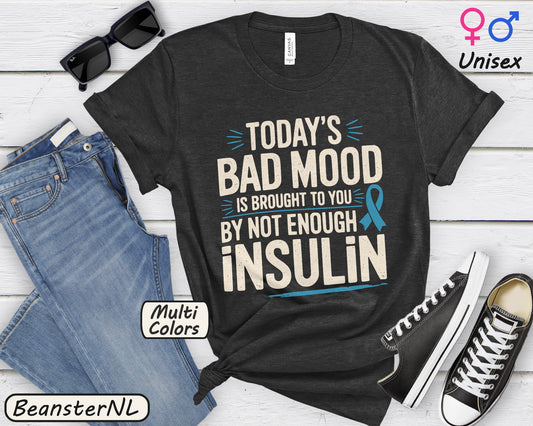 Funny Diabetes Shirt Sarcastic Diabetics Tee