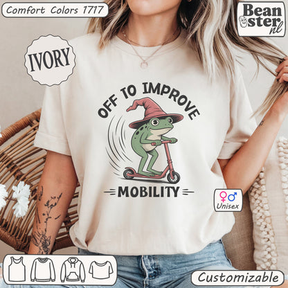 Funny frog graphic shirt for PTA and rehab technicians