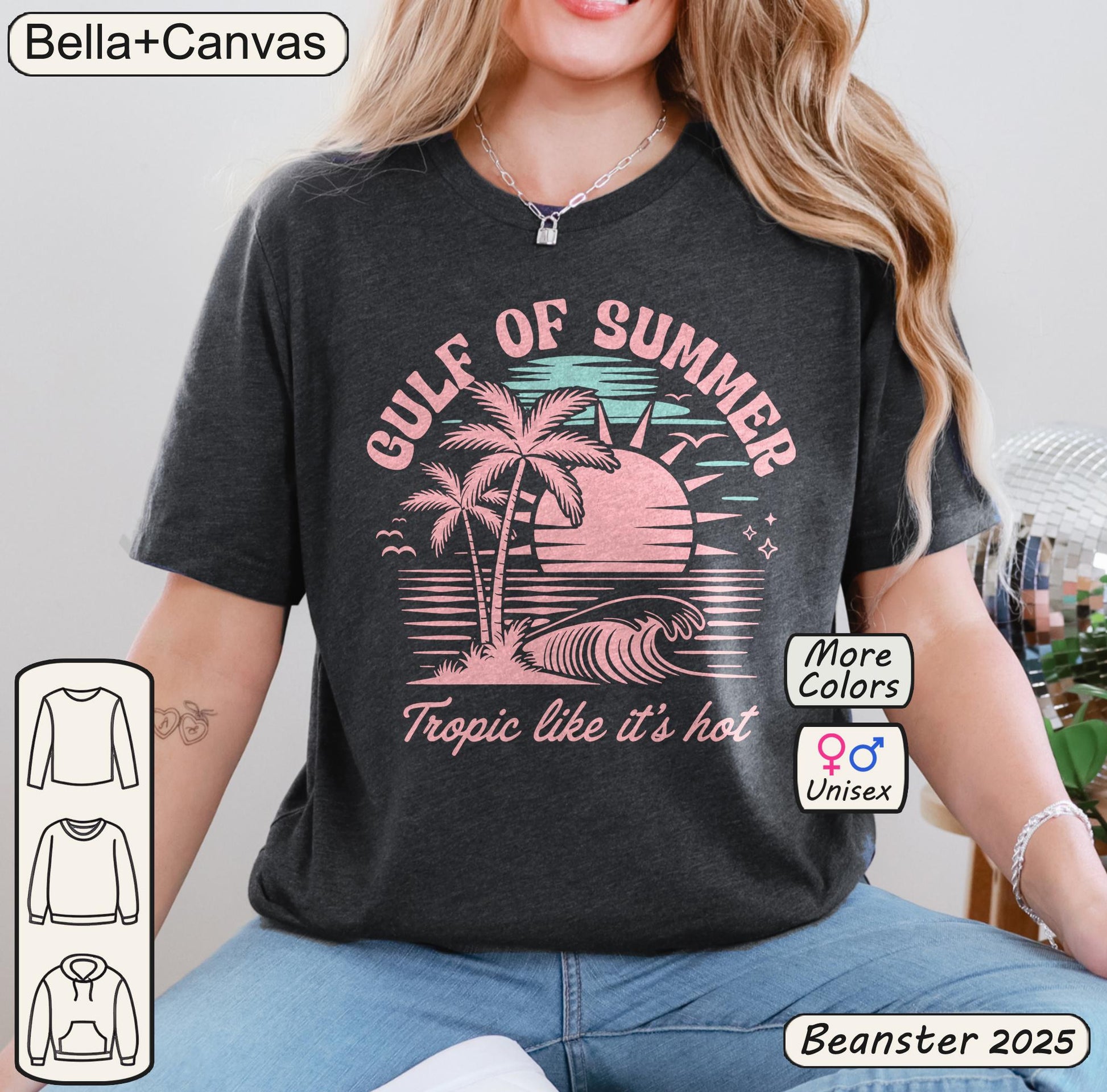 Gulf of Summer Shirt Vintage Beach Tshirt Funny Parody Shirts