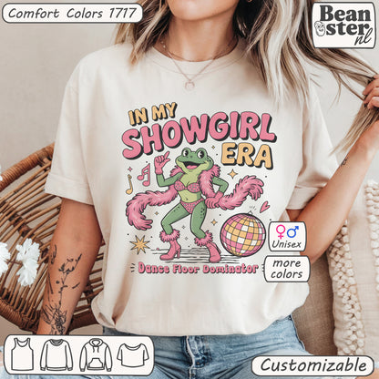 In My Showgirl Era Frog Tee – Funny Disco Dancing Shirt