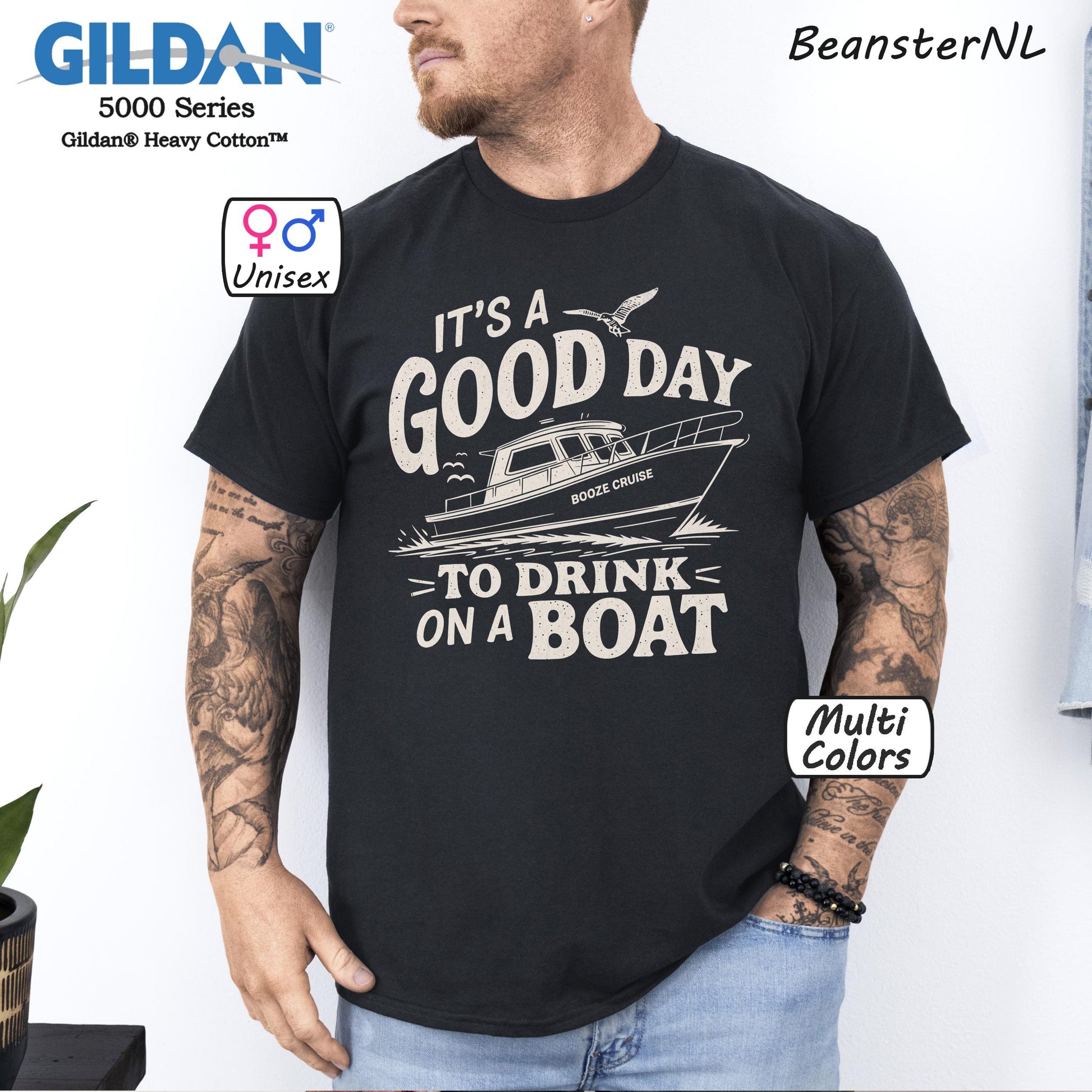 It's A Good Day To Drink On A Boat T-Shirt – Fun Tee