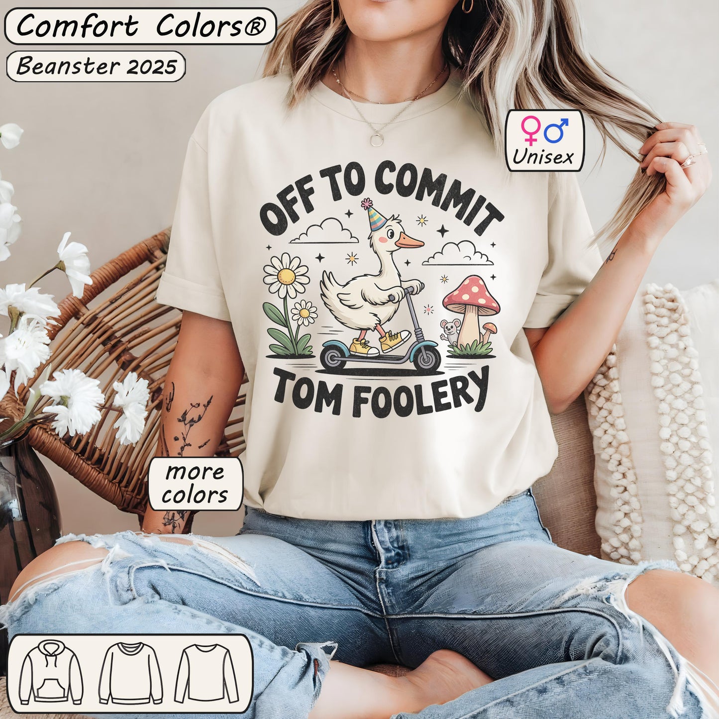Off To Commit Tom Foolery Comfort Colors® Shirt 