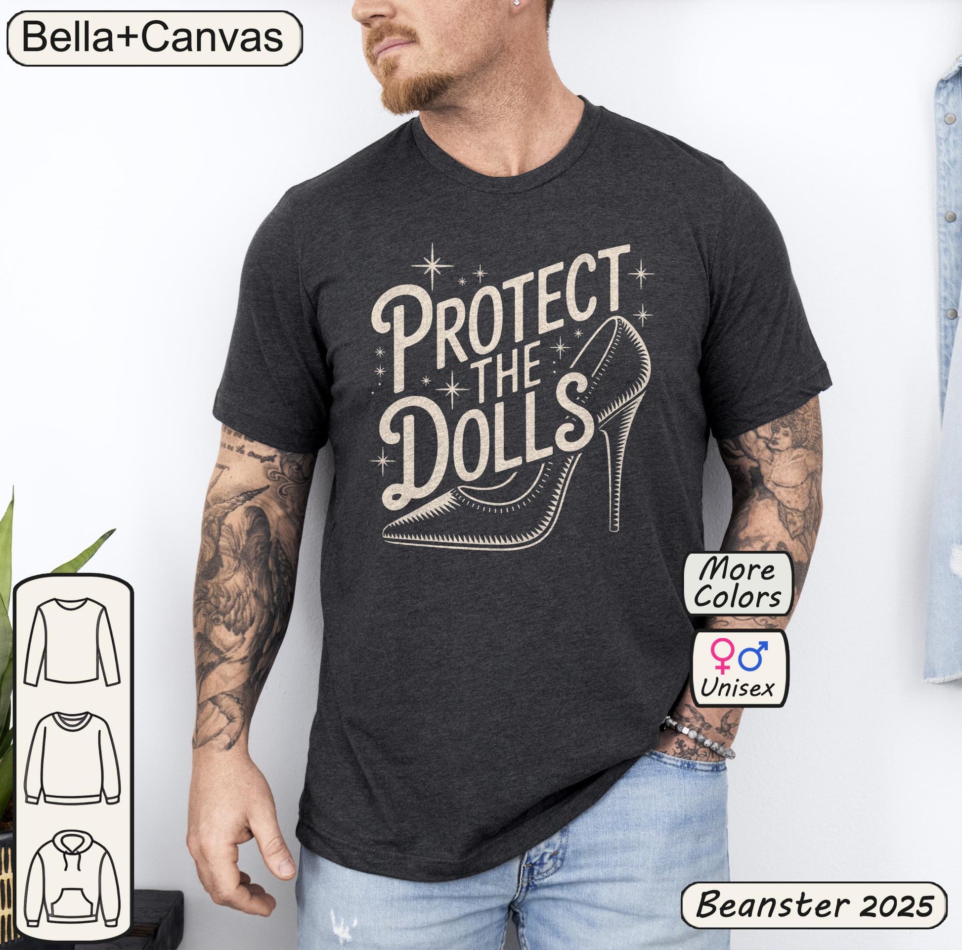 Protect The Dolls Vintage High Heel Pride T-Shirt