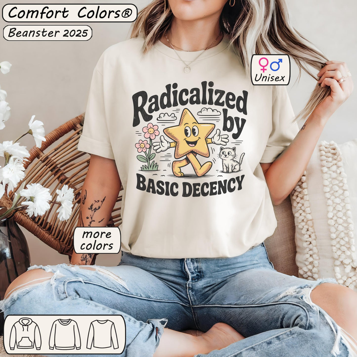 Radicalized By Basic Decency Comfort Colors® Shirt 