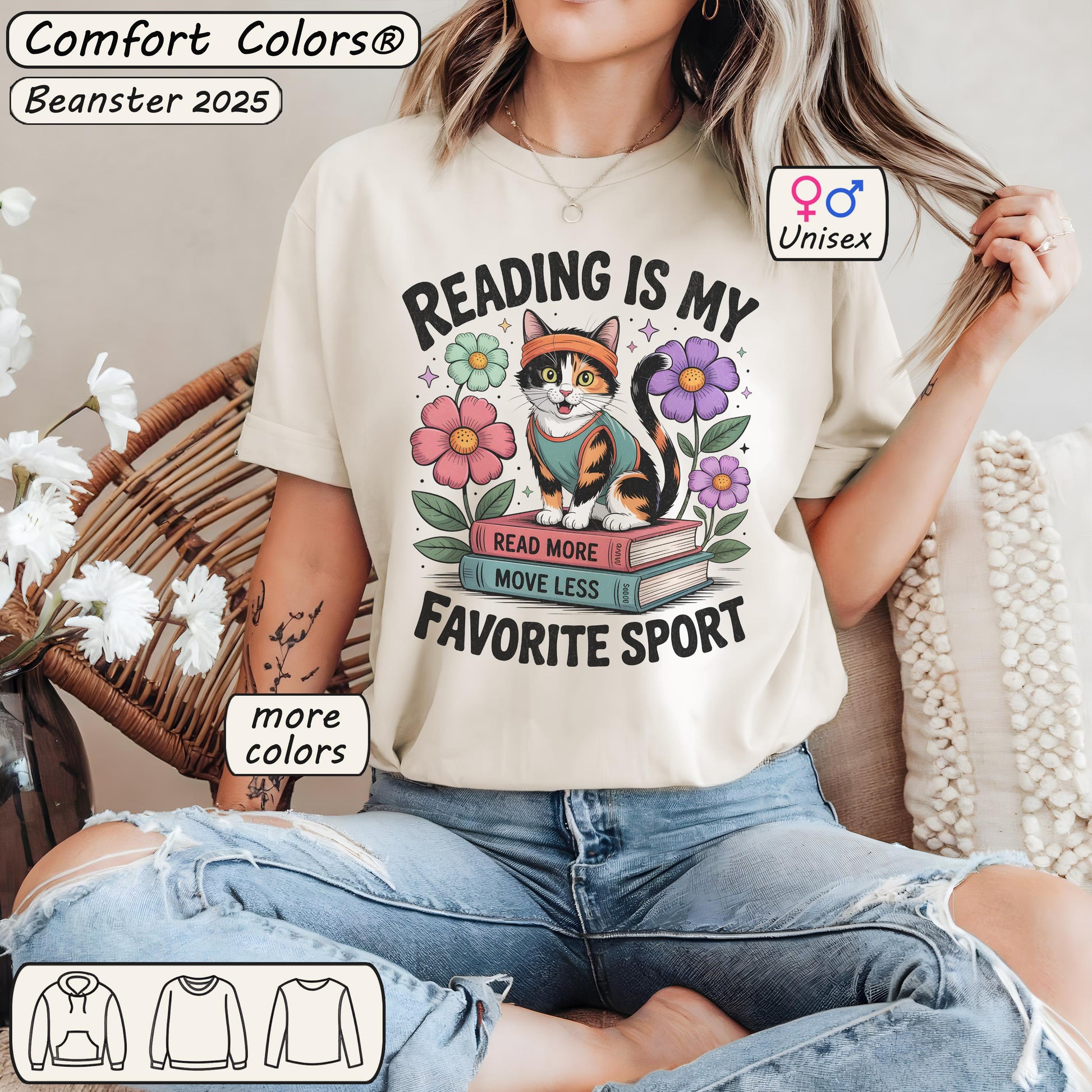 Reading Is My Favorite Sport Comfort Colors® Shirt 