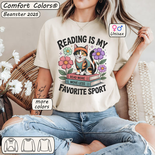 Reading Is My Favorite Sport Comfort Colors® Shirt 