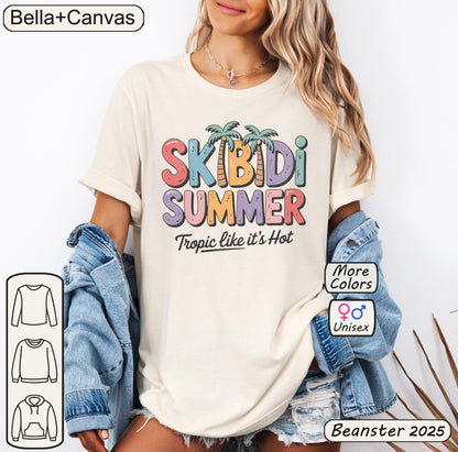 Skibidi Summer Shirt – Funny Retro Y2K Beach Vibes Tee