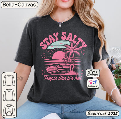 Stay Salty Shirt Vintage Beach Tshirt 