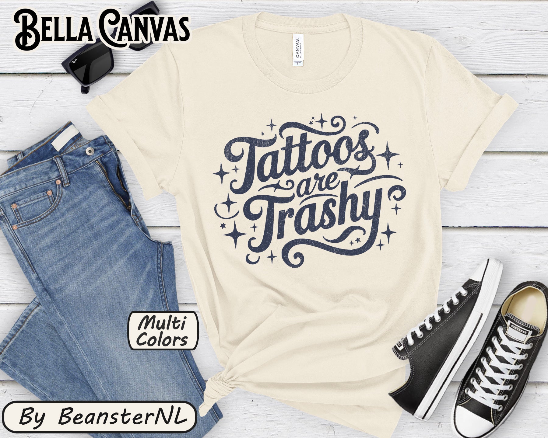 Tattoos Are Trashy Shirt – Bold Tee for Inked Rebels