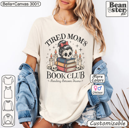 Tired Mom's Book Club Shirt – Funny Literary Mom Tee