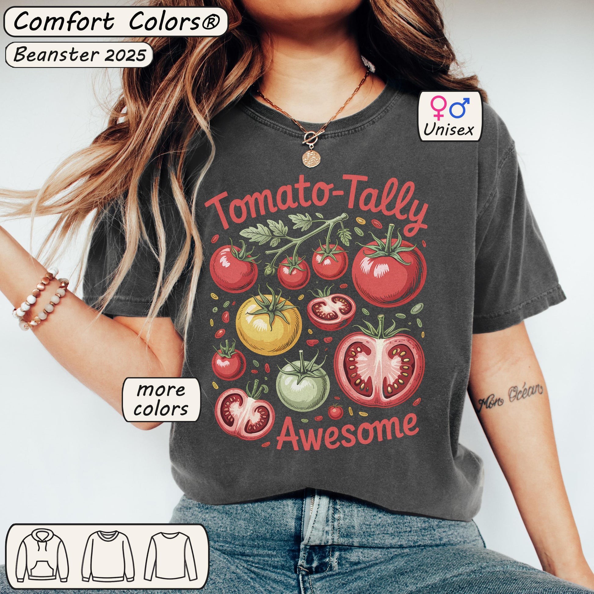 Tomato-Tally Unhinged T-Shirt | Botanical Cottagecore Graphic Tee
