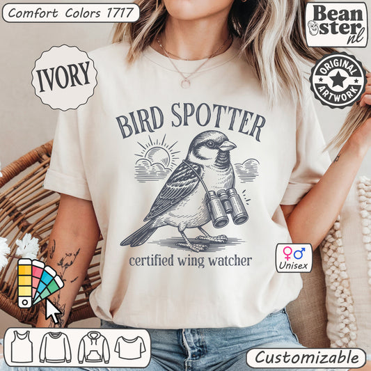 Bird Spotter t-shirt for birdwatchers and nature lovers